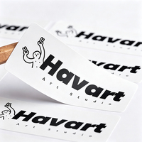 Étiquette adhésive personnalisée avec code QR pour marque, impression sur mesure, transparente, résistante à la déchirure, pour personnalisation de gobelets à emporter (thé au lait, café)