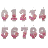 Fabricant de bougies Chiffres Bougies de décoration fantaisie Bougies de gâteau d'anniversaire fantaisie