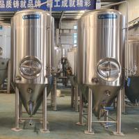 Fermenteur à bière en acier inoxydable 1000L 20HL 20BBL 40HL, réservoir de fermentation conique pour bière, unitank à vendre