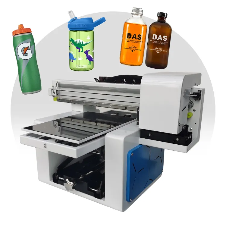 Harga Printer Botol Uv A4 Silinder Kecepatan Tinggi Mesin Cetak Digital Digital Rotary Uv