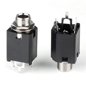 CK-6.35-630-3P Prise femelle 6,35 mm pour circuit imprimé, prise jack 1/4 pouce à monter sur panneau, connecteur audio femelle 3 broches 6,35 mm - Product Image 1