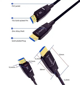 OEM/ODM <span class=keywords><strong>5M</strong></span> 15m 20m 30m 50m 100m 8K 60hz <span class=keywords><strong>hdmi</strong></span> <span class=keywords><strong>2</strong></span>.1V Fibre AOC OPTIQUE ACTIVE dans le mur Support de câble <span class=keywords><strong>hdmi</strong></span> Hdcp <span class=keywords><strong>2</strong></span>.<span class=keywords><strong>2</strong></span> - Product Image 5