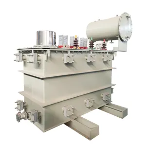 Portafusibles de transformador refrigerado por aceite de 630 kVA y 1600 kVA Transformador de potencia distribuido lleno de aceite de 3 fases