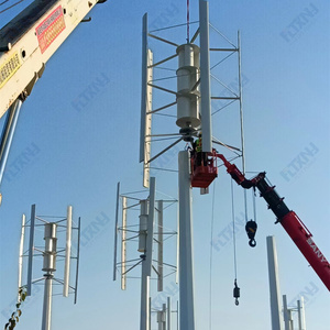 Sistema Híbrido Eólico de Eje Vertical con Imán de Corriente Alterna de 48V, 96V, 110V, 3KW, 5KW, 10KW, 20KW, 30KW y Aerogenerador de 10KW, 20KW, 30KW - Product Image 1