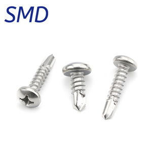 Smd Tapping <b>Screws</b> M4 2 M4 8 M5 5 M6 3 Phillips <b>Round</b> <b>Head</b> Metal Fasteners Grade 2 Passivated Right Hand Metric - Product Image 1