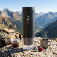 Machine à expresso compacte semi-automatique USB JN-04 pour voiture, portable, pour usage extérieur, pique-nique, randonnée, camping