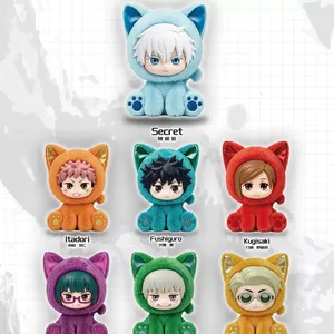 Nouvelle Peluche Anime Japonaise Originale Jujutsu JJK Kasen V2 Chat Assis Série Party Pendentif en Peluche Boîte Mystère Surprise - Product Image 1