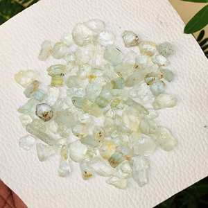 พลอยอะความารีนธรรมชาติ AAA+ แบบดิบ สีฟ้า ราคาขายส่ง มีจำนวนมาก สำหรับทำเครื่องประดับแฮนด์เมด ชุดเครื่องประดับรับรองโดย IGI - Product Image 5