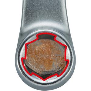 KS TOOLS RESCUEpower Double ended <b>ring</b> <b>spanner</b> offset offset 14x15 mm - Product Image 2