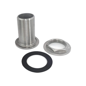 SS304 Thuyền <span class=keywords><strong>Thru</strong></span> Hull Lắp 1/2 "Marine Bulkhead Outlet Với Máy Giặt - Product Image 3