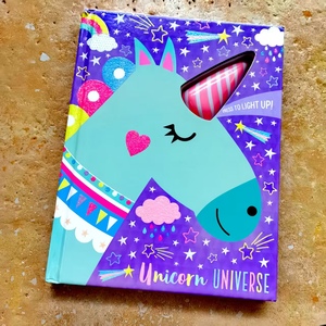 Children's Hardcover <strong>Book</strong> with Heart Sequin Cover &amp; Die-Cut Animal Shape with led light - Product Image 1
