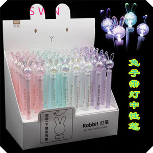 Oem Tùy Chỉnh Khuyến Mại Cao Cấp Sáng Tạo Thỏ Hình Nhựa Bút 0.5Mm Tốt Bằng Văn Phòng Phẩm Bút Ánh Sáng Từ Trung Quốc 2006 - Product Image 2