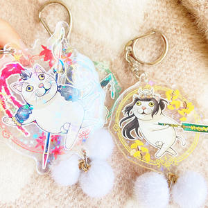 Acrílico Kitty llaveros doble cara personalizado impreso Anime <span class=keywords><strong>Simon</strong></span> Cat holograma estrella encantos 5*7CM - Product Image 3