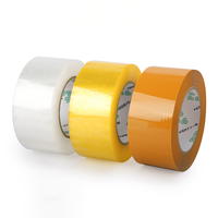 Ruban adhésif d'emballage en BOPP transparent acrylique 100m 48mm, activé à l'eau, renforcé, pour scellage de cartons, auto-adhésif puissant, avec logo pour l'emballage