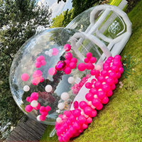 Maison à bulles gonflable en cristal bon marché, tente gonflable transparente en PVC, dôme à bulles pour événement d'hôtel