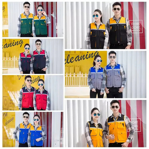 Precio de promoción Tiras reflectantes Trabajo de construcción Uniforme Traje Chaleco DE TRABAJO Ropa fresca Chalecos - Product Image 4