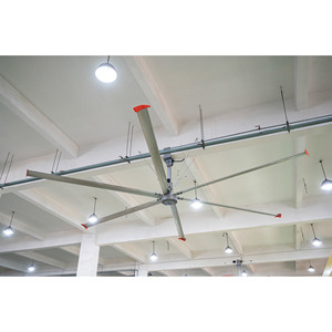 Ventilateur de plafond industriel HVLS Keystone 5m avec pales en alliage d'aluminium 220v/380v pour la ventilation des ateliers - Product Image 1