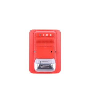 Sirène incendie DC18-28V couleur <span class=keywords><strong>rouge</strong></span> alarme sondeur haut-parleur Led alarme incendie détecteur <span class=keywords><strong>de</strong></span> fumée sirène stroboscopique pour incendie avec Tube xénon - Product Image 6