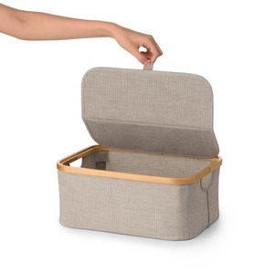 Caja de almacenamiento de juguetes de buena calidad con asa Venta caliente cesta de almacenamiento plegable con tapa - Product Image 4