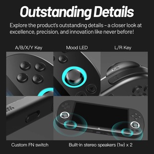 Trimui <b>Smart</b> Pro Handheld <b>Game</b> Console 4.96 Inch IPS Screen Dual Joystick 5000mAh Linux System Retro Video <b>Game</b> Machine - Product Image 1