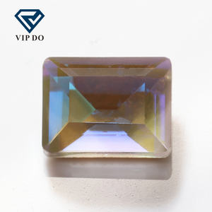 Point Back Cristal Pierres De <span class=keywords><strong>Verre</strong></span> Baguette Étape Cut MK Fluorescent Série Strass Artisanat Diy Point Retour Pierres Lâche Strass - Product Image 6