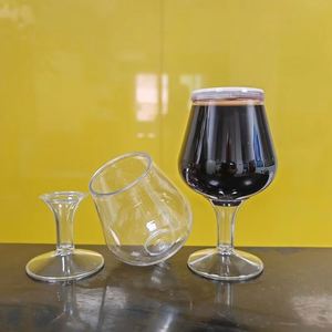 Vasos de Plástico Irrompibles de 200 ml con Tapa, Antiderrames, Desmontables, para Brandy, Whisky y Vino Tinto - Product Image 2