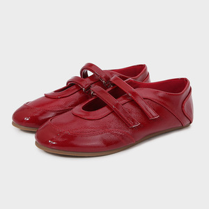 Zapatos Planos Rojos de <span class=keywords><strong>Ballet</strong></span> para Mujer, Verano 2025 - Product Image 1