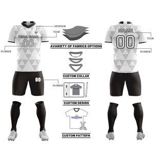 24/25 ensemble de combinaison d'entraînement de qualité de club respirant séchage rapide uniforme de football de Logo personnalisé - Product Image 3