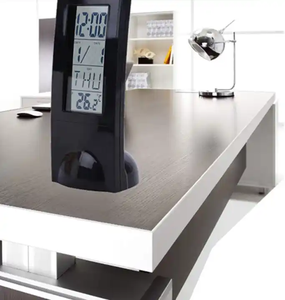 Kỹ thuật số trong suốt xem qua dọc LCD bàn đồng hồ báo thức với nhiệt kế cho quà tặng & cao cấp - Product Image 1