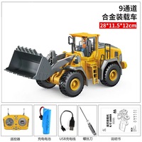 2025 jouets télécommandés voiture RC camion à benne basculante 1:20 2.4G jouets de Construction électrique véhicule Bulldozer RC chargeur avec musique légère