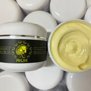 Private label AILKE OEM Organic Vitamin E&A Horse Oil Moisturizes Shea Butter Raw Lightening Skincare face cream