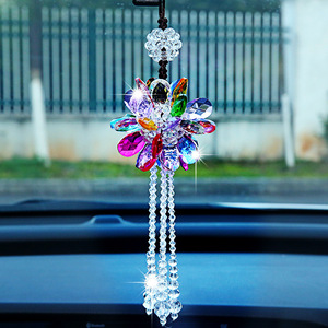 Ornement suspendu en cristal, pendentif de voiture en verre, cadeau de festival - Product Image 2