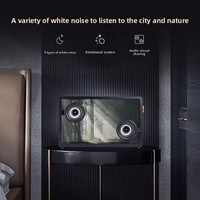 MORRORART Enceinte suspendue transparente avec affichage des paroles pour sous-titres, audio domestique rétro 50W, alimentation USB