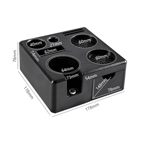 Accesorios de café HIGHWIN ABS Espresso Estación de apisonamiento Portafiltro Soporte Antideslizante <span class=keywords><strong>Barista</strong></span> Tamper Station Knock Box - Product Image 5