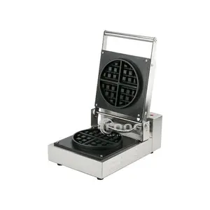 Ticari aperatif makinesi Mini Waffle makinesi tedarikçisi 110V 220V paslanmaz çelik Waffle makinesi