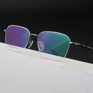 Osicare MT9092 montature per occhiali di lusso Oculos cornicione tempie Eco Friendly laterali in titanio lettori montature per occhiali - Product Image 2