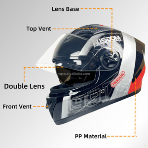 Productos <span class=keywords><strong>de</strong></span> Alta Calidad <span class=keywords><strong>Cascos</strong></span> <span class=keywords><strong>de</strong></span> <span class=keywords><strong>Motocicleta</strong></span> Unisex <span class=keywords><strong>de</strong></span> PP para Ciclismo Casco Integral Antigolpes para Adultos Fabricante <span class=keywords><strong>de</strong></span> Motocicletas Personalizadas - Product Image 4