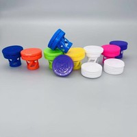 Tube à comprimés effervescents, flacon de vitamines, pompe sans air anti-humidité en plastique PP de qualité alimentaire, gravure acide, paquets de 10/20 comprimés