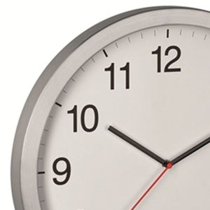 TFA Funk-Wanduhr XL 60.3545.02 Modern Quartz <b>Wall</b> <b>Clock</b> with Metal Frame Needle Display <b>Radio</b>-<b>Controlled</b> - Product Image 5