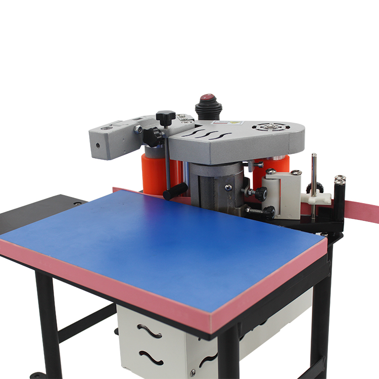Woodworking Edge Bander Banding Machine Portable Edge Bander Curve Straight Edge Banding Machine With Speed Control 0 7m Min 110v Adjustable Speed Double Side Coating Glue Edge Bander 1200w
