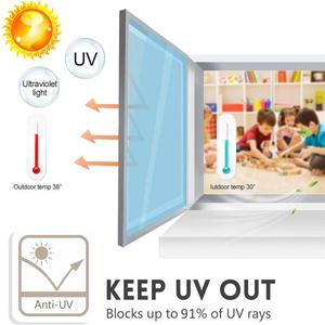 <span class=keywords><strong>Film</strong></span> de protection solaire magnétique à effet miroir unidirectionnel, isolation thermique, blocage UV, pour fenêtres de bâtiments et de maisons - Product Image 4