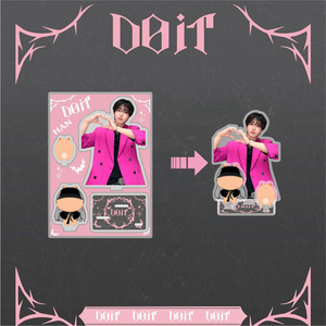 KPOP Straykids DO IT Album Three Insert Acrylic Standee Bangchan Lee Know Hyunjin Felix Cartoon Figure Stand Model Desktop Decor - Product Image 5