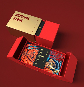 Hộp quà tặng cao cấp bằng bìa cứng, có ngăn kéo, đóng mở hai cửa, in ép nhiệt sáng tạo, tùy chỉnh theo yêu cầu nhà máy. - Product Image 2