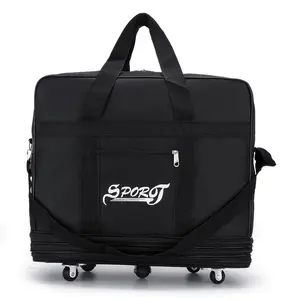 large capacity oxford expandable travel bag with all around wheels Waterproof unitily foldable travel bags luggage