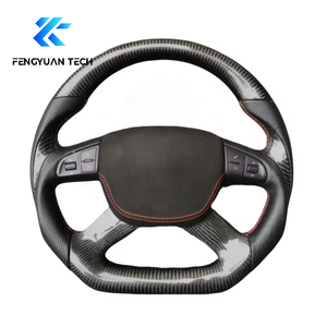 Volant de voiture en fibre de carbone et Alcantara avec LED pour <span class=keywords><strong>Skoda</strong></span> Karoq <span class=keywords><strong>Octavia</strong></span> Mk3 <span class=keywords><strong>Vrs</strong></span> 2 3 Mk4 <span class=keywords><strong>Vrs</strong></span> Superb Kodiaq rs Rapid yeti <span class=keywords><strong>2020</strong></span> - Product Image 1