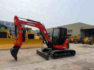 รถขุดไฮดรอลิกมือสอง Kubota U55-4 ของแท้จากญี่ปุ่น ขนาด 5.5 ตัน สภาพดี - Product Image 4