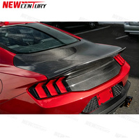 Convient pour Ford Mustang Shelby 2024+, couvercle de coffre en fibre de carbone, avec becquet arrière intégré