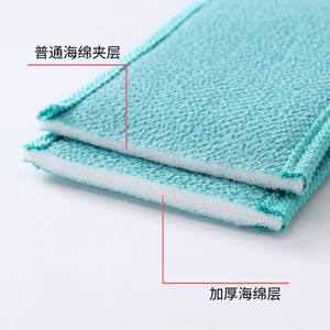 Juego de esponjas de baño Lida para niños, tamaño estándar, con puño elástico y diseño de orificios para los dedos - Product Image 2