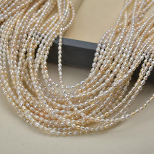 Matériaux de perles DIY pour le Nouvel An, perles d'eau douce de forme baroque faites à la main, blanches naturelles, semi-finies, traitement de bien-être - Product Image 2