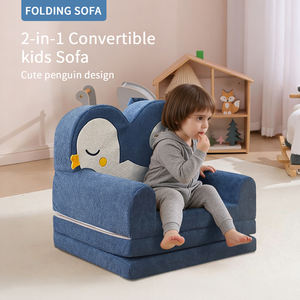 Precio al por Mayor, Lindo Peluche de Pingüino Bordado, Cojín <span class=keywords><strong>Plegable</strong></span> y Comprimido para Niños y Bebés, Asiento, Sillón - Product Image 2